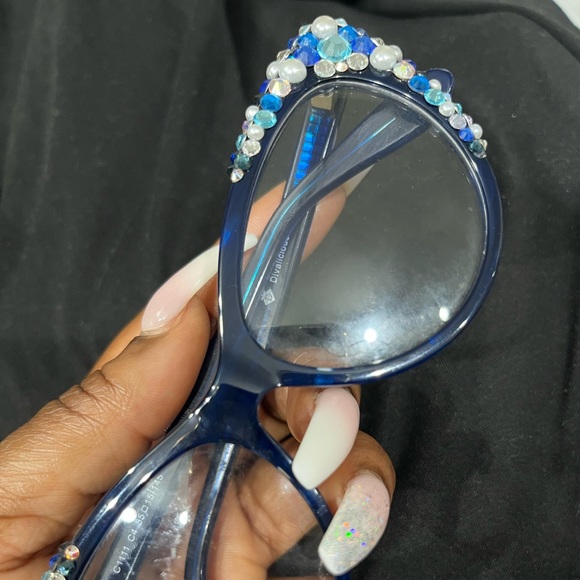 💙Divalicious Eyewear Crystal And Stone💙 NON PRESCRIPTION! - Picture 2 of 7
